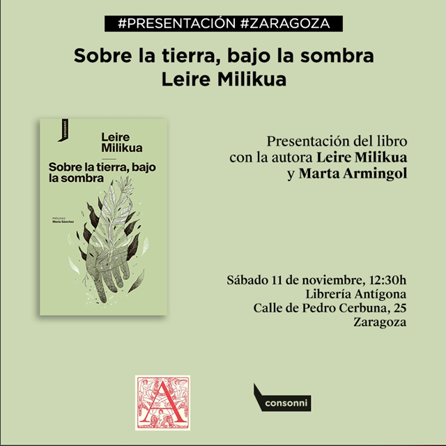 Leire Milikua presenta 'Sobre la tierra, bajo la sombra'